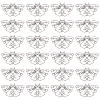50Pcs Tibetan Style Alloy Pendants FIND-SC0005-25-1