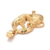 Ion Plating(IP) 304 Stainless Steel Pendants STAS-D165-14G-08-3