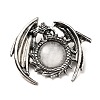 Natural Quartz Crystal Pendants G-B033-05AS-19-1