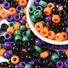 800Pcs 4 Colors Opaque Plastic Beads KY-FS0001-41-2