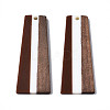 Resin & Walnut Wood Pendants RESI-S389-073A-A02-2