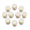 Alloy Enamel Beads X-ENAM-N052-006-01K-RS-1