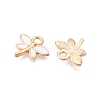 Alloy Enamel Charms ENAM-T021-18-3