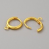 Brass Hoop Earring Findings FIND-WH0110-802C-G-1