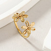 304 Stainless Steel Open Cuff Rings for Women FS-WG642B9-05-1