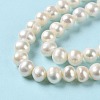 Natural Pearl Beads Strands PEAR-E018-74-4
