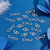 HOBBIESAY 20Pcs 2 Styles 201 Stainless Steel Connector Charms FIND-HY0001-18-5