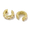 Ring Rack Plating Brass Cuff Earrings EJEW-E312-05G-2