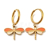 Golden 304 Stainless Steel Hoop Earrings EJEW-G380-02G-02-1