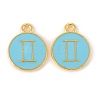 Alloy Enamel Pendants ENAM-S124-01B-16I-1