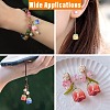 16Pcs 4 Colors Gradient Color Opaque Acrylic Beads MACR-CJ0002-32-7