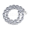 Electroplated Synthetic Non-magnetic Hematite Beads Strands G-K375-C01-02-3