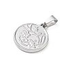 304 Stainless Steel Pendants SA-CBA34D4-03F-P-2