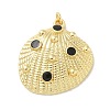 Brass Enamel Pendants KK-B124-02G-01-1