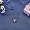 925 Sterling Silver Zircon Pendant Necklace 12 Constellation Pendant Necklace Jewelry Anniversary Birthday Gifts for Women Men JN1088J-4