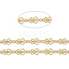 Rack Plating Brass Butterfly Link Chains CHC-C005-11G-2