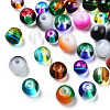 Mixed Style & Mixed Color Round Spray Painted Glass Beads DGLA-X0003-4mm-2