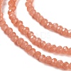 Baking Paint Imitation Jade Glass Bead Strands DGLA-A034-J2MM-A31-3