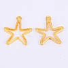 Alloy Open Back Bezel Pendants PALLOY-WH0071-23G-2