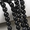 Natural Obsidian Beads Strands GG-CBA12F1-A01-10MM-1
