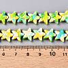 Spray Painted Synthetic Turquoise Beads Strands UNKW-T001-11C-5