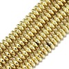 Electroplate Non-magnetic Synthetic Hematite Beads Strands X-G-S372-001-01KC-1