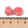 Synthetic Shell Dyed Carved Beads SHEL-U001-07-3