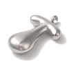 Non-Tarnish 304 Stainless Steel Pendants STAS-M017-08P-21-2