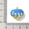 Rack Plating Brass Enamel Pendants KK-S366-05G-04-3
