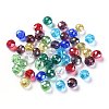Mixed Handmade Glass Rondelle Beads X-GR001M-1