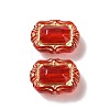 Transparent Acrylic Beads X-OACR-E015-11-2
