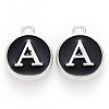 Platinum Plated Alloy Charms ENAM-S118-02A-P-1