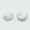Synthetic Howlite Cabochons G-G759-W01-2