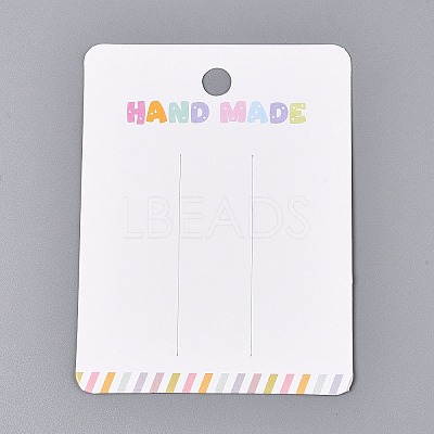Cardboard Paper Jewelry Display Cards for Hair Clip Storage CDIS-N004-08-1