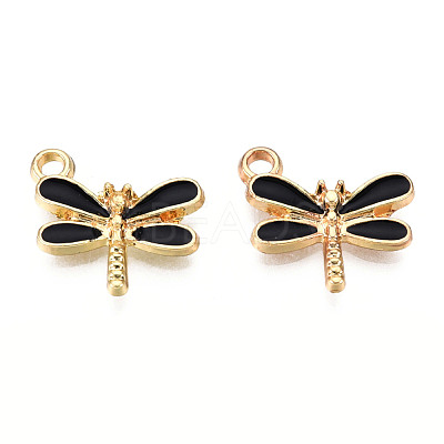 Light Gold Plated Alloy Charms ENAM-T009-02A-1