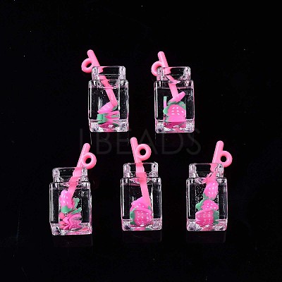 Imitation Drink Resin Pendants LS-CRES-S359-32H-1