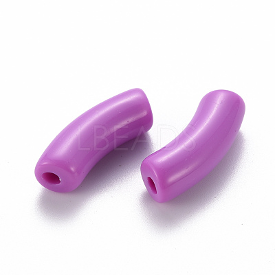 Opaque Acrylic Beads MACR-S372-001B-S015-1