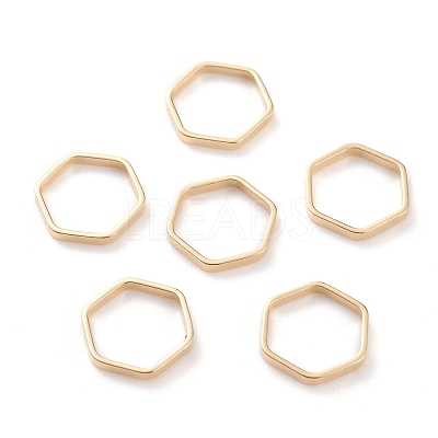 Brass Linking Rings KK-Y003-05B-G-1