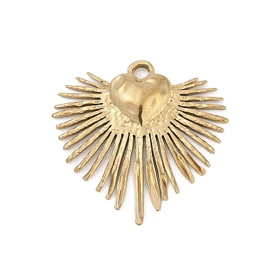 304 Stainless Steel Pendants STAS-D366-01E-G-1