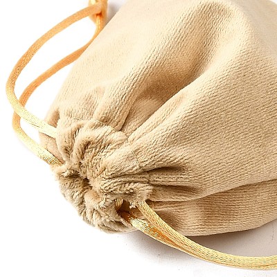 Velvet Jewelry Drawstring Storage Pouches ABAG-P013-02C-09-1