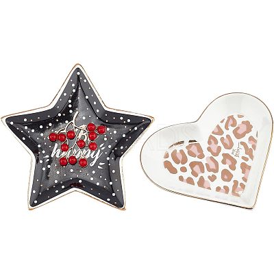 Porcelain Jewelry Plate DJEW-FG0001-06-1