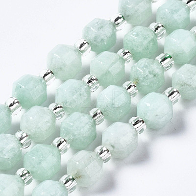 Natural White Jade Beads Strands G-T132-048A-1