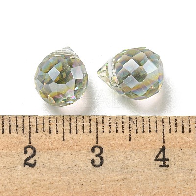 Electroplate Glass Beads EGLA-A041-02-HR04-1