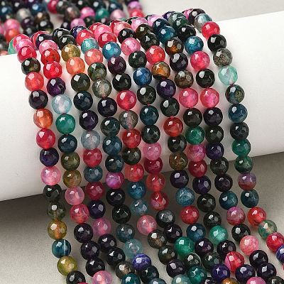 Natural Agate Beads Strands G-C082-A01-60-1