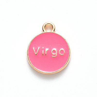 Alloy Enamel Pendants X-ENAM-S124-01A-03B-1