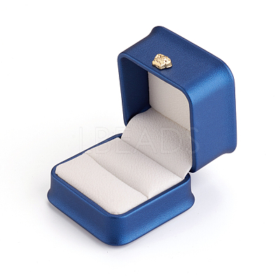 PU Leather Ring Gift Boxes LBOX-L005-A04-1