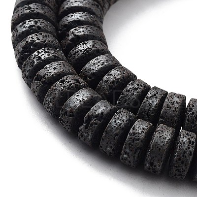 Natural Lava Rock Beads Strands G-H303-C09-1