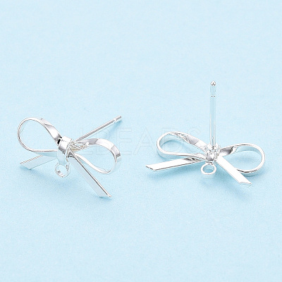 Brass Stud Earring Findings X-KK-S350-013S-1