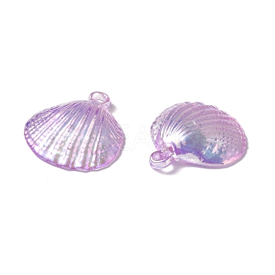 UV Plating Opaque Acrylic Pendants PACR-M003-16-1