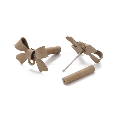 Alloy Stud Earring Findings EJEW-J102-08F-1
